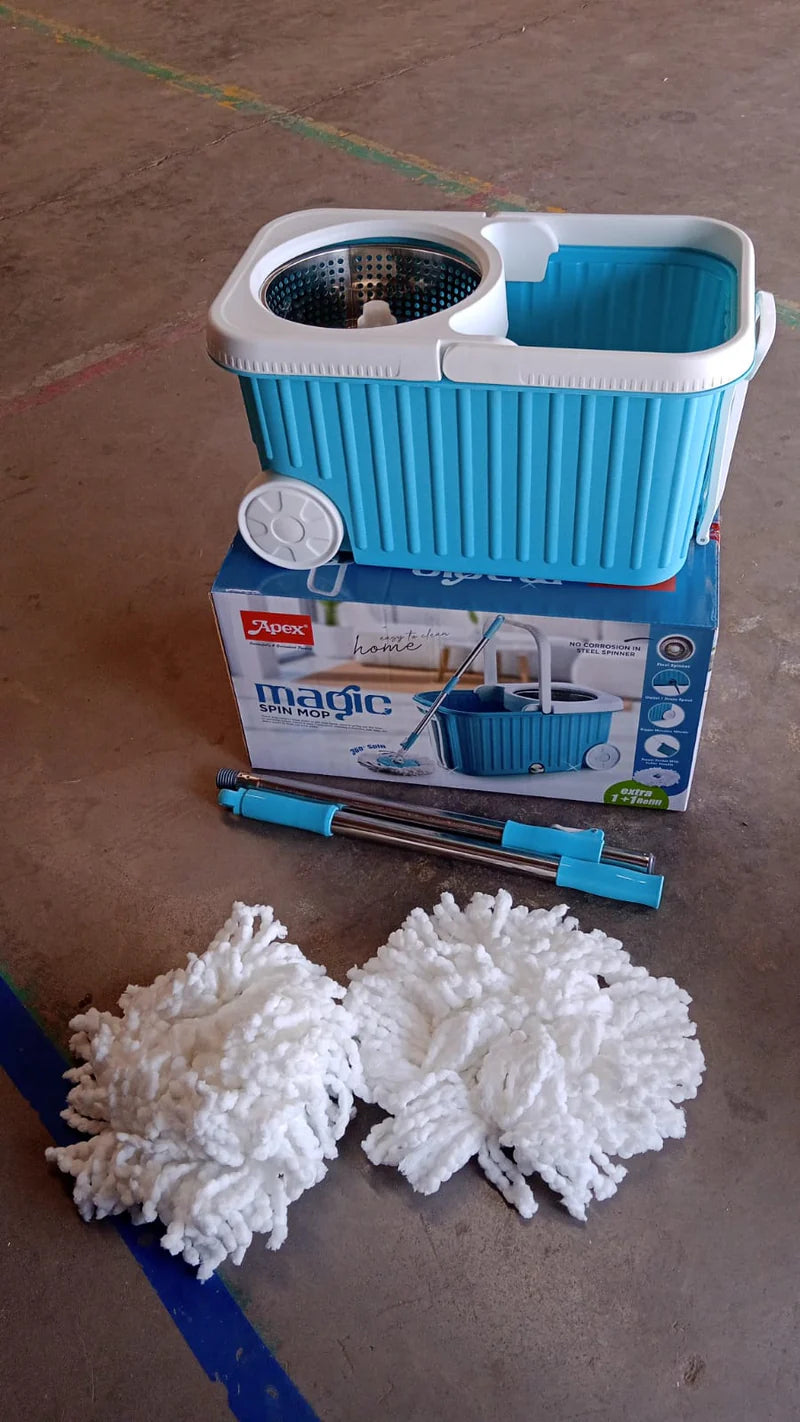 π§Ή Apex Magic 360Β° Spin Mop Cleaning System