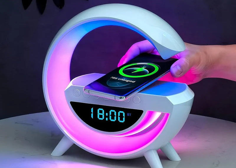 🌈 G Lamp Speaker – 3-in-1 Smart Bedside Companion