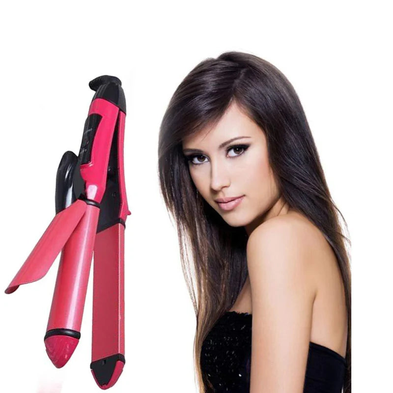 ✨ All-in-One Hair Styling Tool – Straight, Sleek & Wavy Hair in Minutes