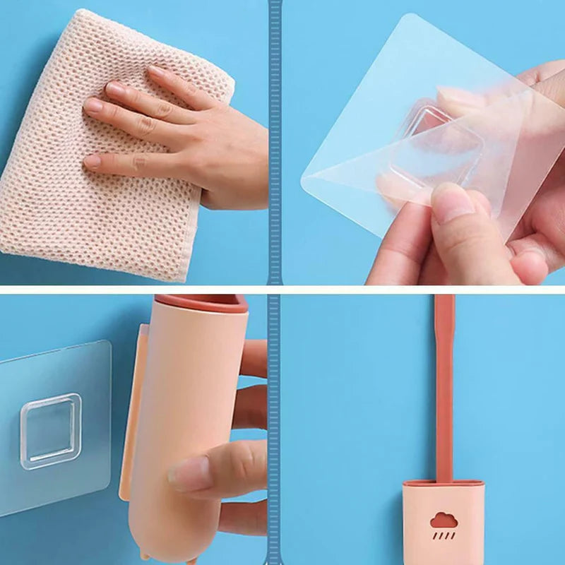 Silicone Toilet Brush with Quick-Dry Holder