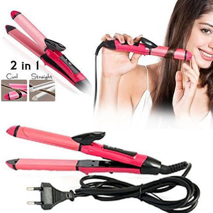 ✨ All-in-One Hair Styling Tool – Straight, Sleek & Wavy Hair in Minutes