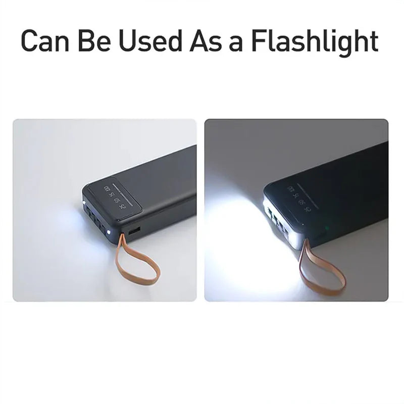 🔋 10000mAh 12W Fast Charging Power Bank