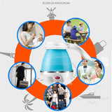 Silicone Foldable Electric Water Kettle ( 600 ml )