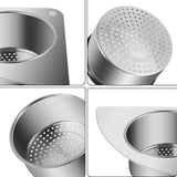 Stainless Steel Swan Drain Basket Sink Strainer