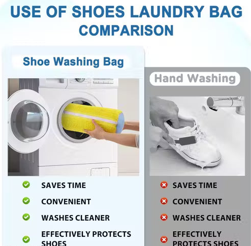 Shoe Washing Machine Bag