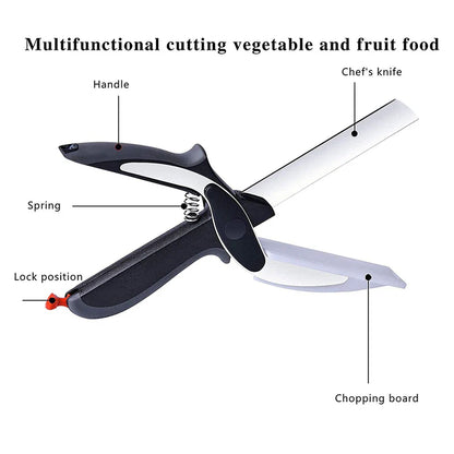 🥕 Clever Cutter 2-in-1 Food Chopper, Slice & Dicer
