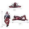 Anime Figurines Desk Decor Fun Deadpool Toy