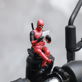 Anime Figurines Desk Decor Fun Deadpool Toy