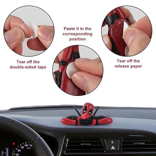 Anime Figurines Desk Decor Fun Deadpool Toy