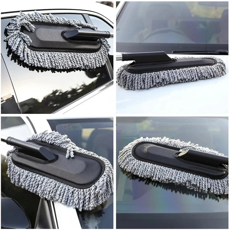 Multipurpose Microfiber Car Duster & Wash Brush