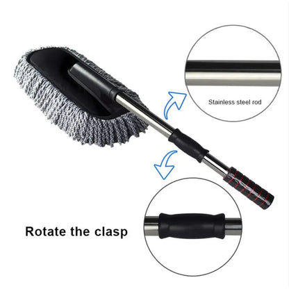 Multipurpose Microfiber Car Duster & Wash Brush