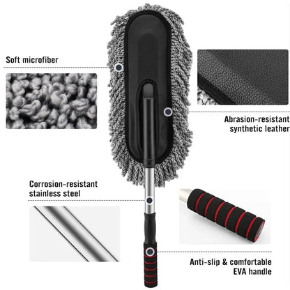 Multipurpose Microfiber Car Duster & Wash Brush