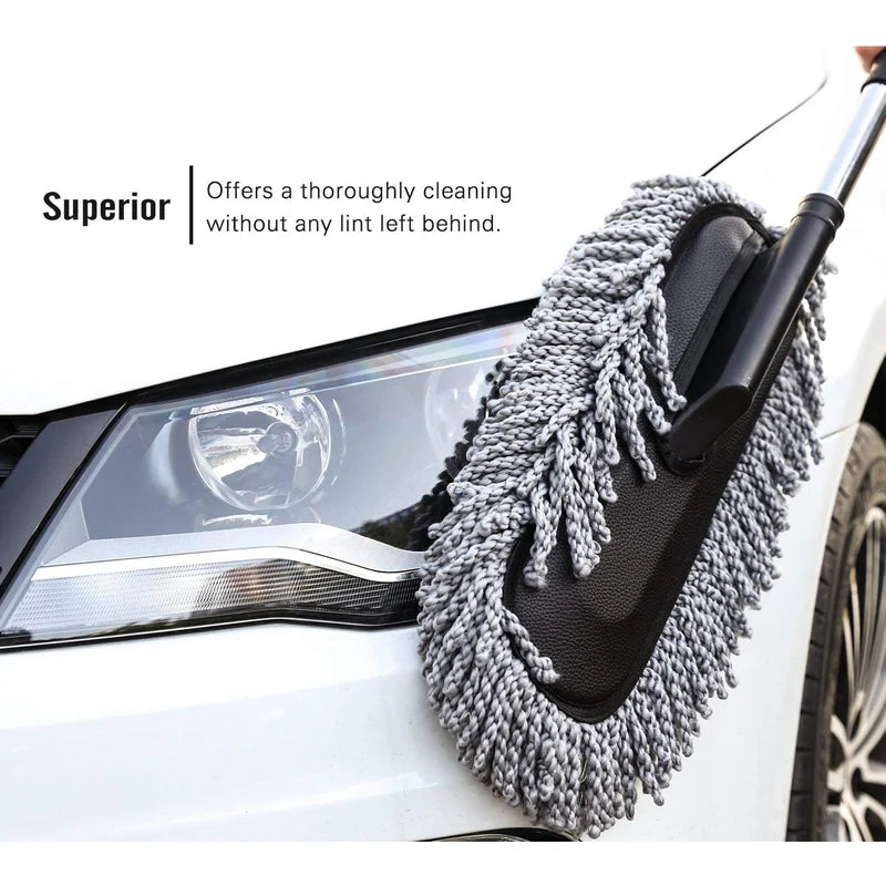 Multipurpose Microfiber Car Duster & Wash Brush