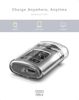 Electronic Dual Arc USB-C Rechargeable Lighter