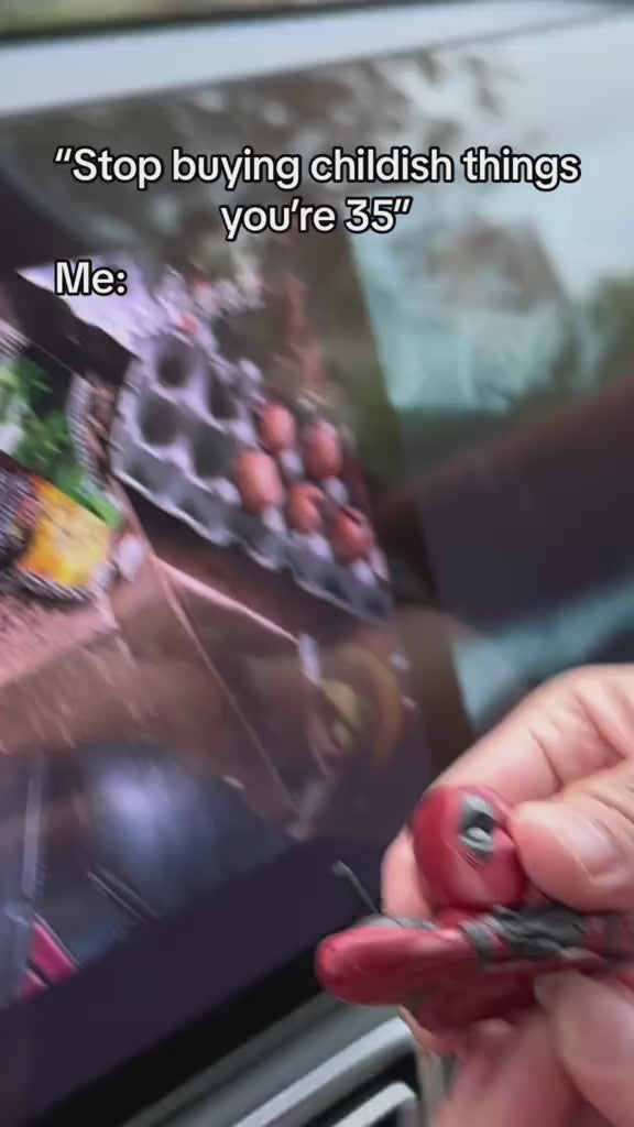 Anime Figurines Desk Decor Fun Deadpool Toy